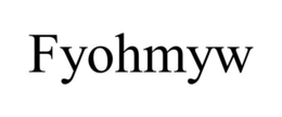 FYOHMYW trademark