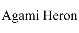 AGAMI HERON trademark