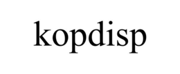 KOPDISP trademark