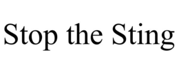 STOP THE STING trademark