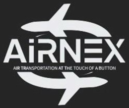 AIRNEX AIR TRANSPORTATION AT THE TOUCH OF A BUTTON trademark