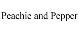 PEACHIE AND PEPPER trademark