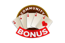 COMMUNITY BONUS 10 J Q K A trademark