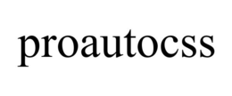 PROAUTOCSS trademark