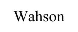 WAHSON trademark