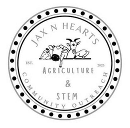 JAX N HEARTS COMMUNITY OUTREACH AGRICULTURE & STEM EST. 2023 trademark