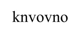 KNVOVNO trademark