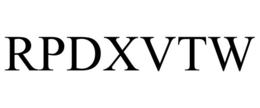 RPDXVTW trademark