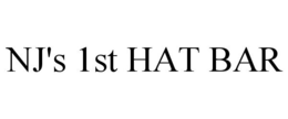 NJ'S 1ST HAT BAR trademark