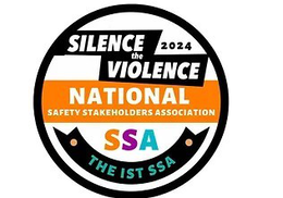 SILENCE THE VIOLENCE 2024 NATIONAL SAFETY STAKEHOLDERS ASSOCIATION SSA THE 1ST SSA trademark