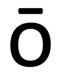 Ō trademark