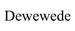 DEWEWEDE trademark