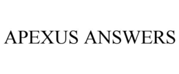 APEXUS ANSWERS trademark