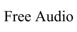 FREE AUDIO trademark