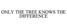 ONLY THE TREE KNOWS THE DIFFERENCE trademark
