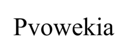 PVOWEKIA trademark