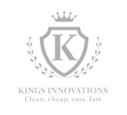 K KINGS INNOVATIONS CLEAN, CHEAP, EASY, FAST. trademark