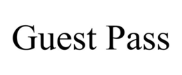 GUEST PASS trademark