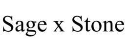 SAGE X STONE trademark