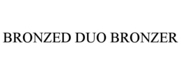 BRONZED DUO BRONZER trademark
