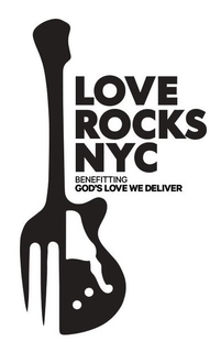 LOVE ROCKS NYC BENEFITTING GOD'S LOVE WE DELIVER trademark