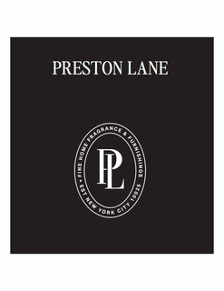 PRESTON LANE PL · FINE HOME FRAGRANCE & FURNISHINGS EST NEW YORK CITY 10025 trademark