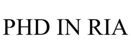 PHD IN RIA trademark