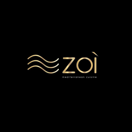 ZOÌ MEDITERRANEAN CUISINE trademark