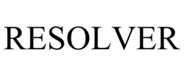 RESOLVER trademark