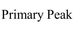 PRIMARY PEAK trademark