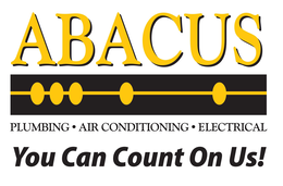 ABACUS PLUMBING · AIR CONDITIONING · ELECTRICAL YOU CAN COUNT ON US! trademark