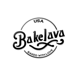 USA BAKELAVA BAKED WITH LOVE trademark