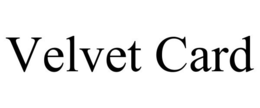 VELVET CARD trademark