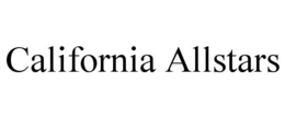 CALIFORNIA ALLSTARS trademark