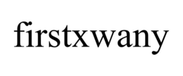 FIRSTXWANY trademark