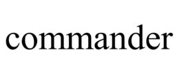 COMMANDER trademark