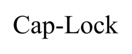 CAP-LOCK trademark
