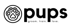 PUPS GROOM. TRAIN. LOVE. trademark