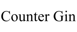 COUNTER GIN trademark