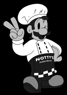 NOTTY'S ITALIAN BURRITO trademark