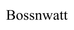 BOSSNWATT trademark