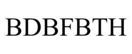BDBFBTH trademark
