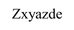 ZXYAZDE trademark