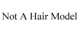 NOT A HAIR MODEL trademark
