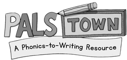 PALS TOWN A PHONICS-TO-WRITING RESOURCE trademark