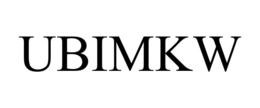 UBIMKW trademark