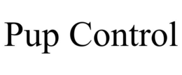 PUP CONTROL trademark