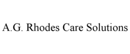 A.G. RHODES CARE SOLUTIONS trademark