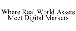 WHERE REAL WORLD ASSETS MEET DIGITAL MARKETS trademark