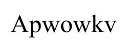 APWOWKV trademark